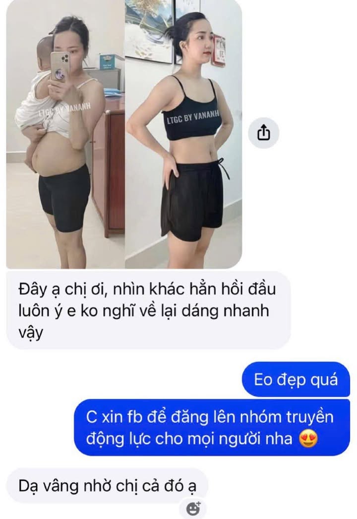 Kết quả giảm cân học viên 1