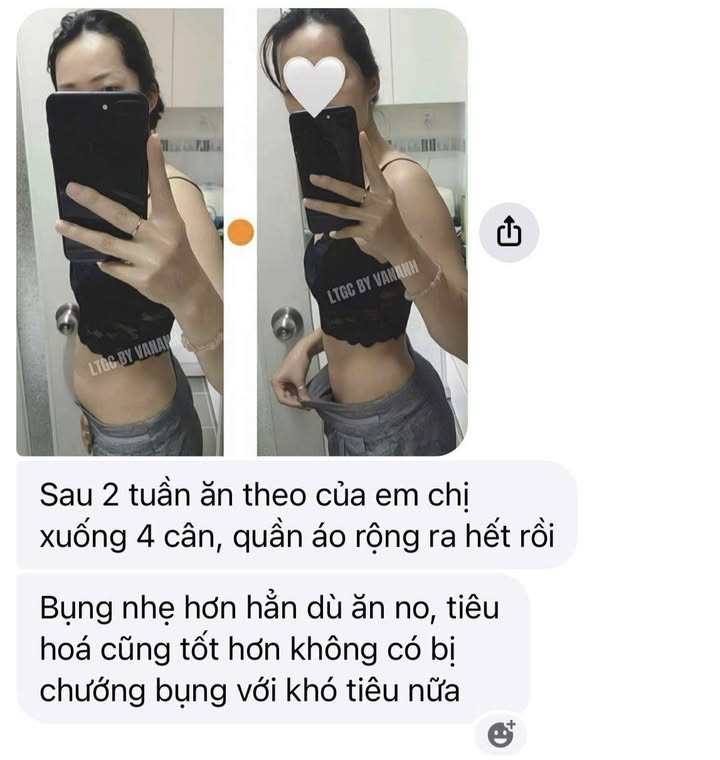 Kết quả giảm cân học viên 4